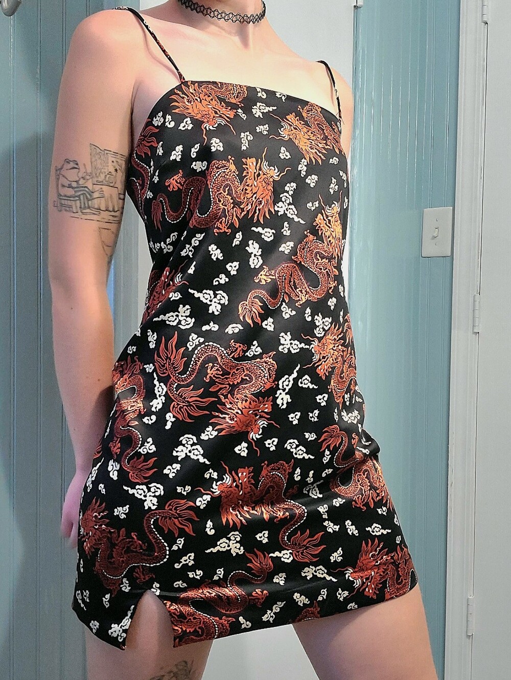 zara dragon dress
